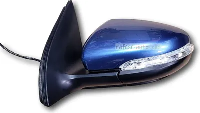 Produktbild von Außenspiegel Spiegel links elektrisch für VW GOLF VI 5K 2008 - blau LA5J