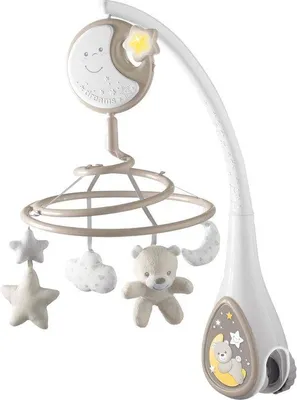 Image de Boîte à musique pour bébé - Boîte pour bébé - Décoration pour berceau - Cadeau pour bébé - Accessoires pour bébé - Pour garçons et filles - Indispensable dans toute chambre de bébé
