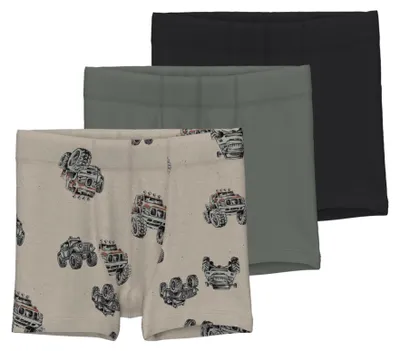 Produktbild von Name It Monster Mini Boxershorts 3 Einheiten Mehrfarbig 5 Years Junge Mehrfarbig 5 Years