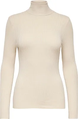Produktbild von ONLY Damen Rollkragen Feinstrick Pullover Stretch Sweater Oberteil ONLKAROL | S