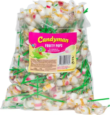 Produktbild von Candyman fruity pops 175 pieces