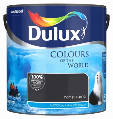 Produktbild von Latexfarbe Wandfarbe Innen matt Polarnacht 2,5 L, scheuerbeständig, hohe Deckkraft