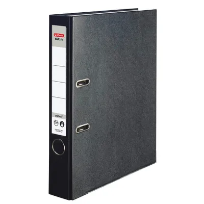 Produktbild von Herlitz 05450804, A4, Polypropylen (PP), Schwarz, 5 cm, 1 Stück(e)