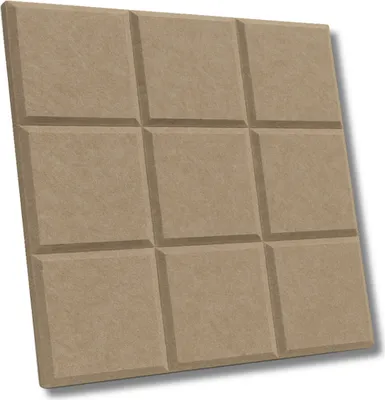 Obrázok produktu pre 3D FILCOVÉ NÁSTENNÉ PANELY, štvorcové, samolepiace, akusticky mäkké