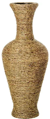 Seegras-Vase natur 31x31x72 cm