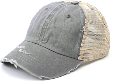Produktbild von Sommer Pferdeschwanz Baseball Cap Outdoor Sports Verstellbarer Anti UV Mesh Peaked Hut