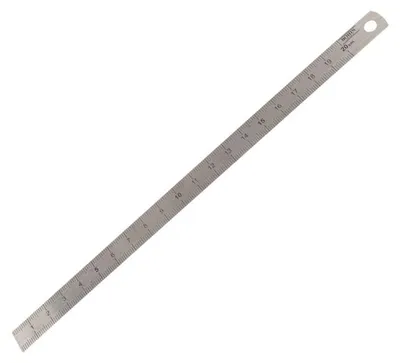 Imagen del producto de Regla metálica de 20 cm, marca Bohin