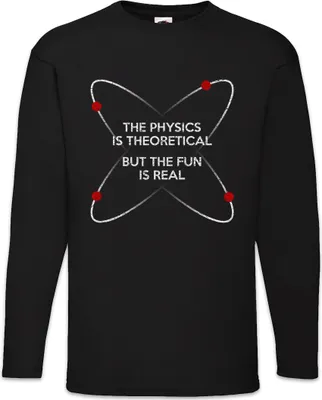 Produktbild von Urban Backwoods The Physics Is Theoretical, Langarm T-Shirt, Farbe: Schwarz, Größe: XL