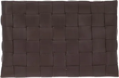 Produktbild von DECADENT Leder Abendtasche Dolores Woven Clutch Mocha braun