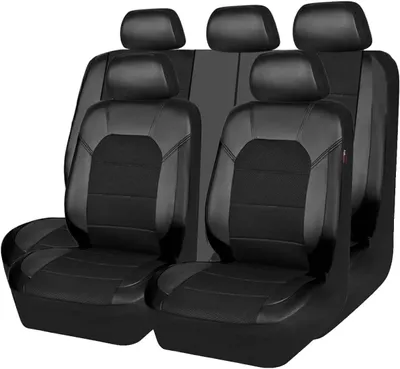 Imagen del producto de Fundas para asientos de coche, ajuste universal, material transpirable, color