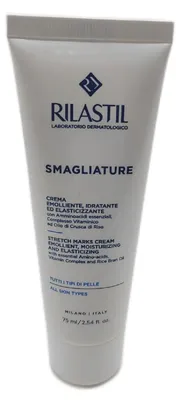 Produktbild von Rilastil Dehnungsstreifen-Creme, Pflegt, Spendet Feuchtigkeit und Lindert Wachstumsstreifen, 75 ml