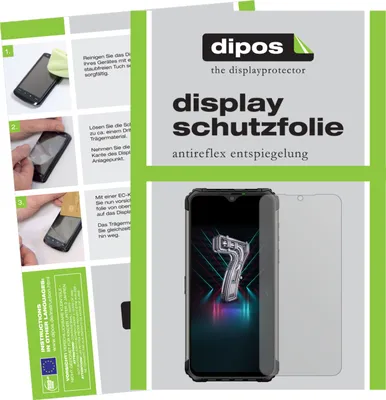 Obrázek produktu pro 2x ochranná fólie displeje pro Ulefone Armor 7 matná ochranná fólie displeje dipos