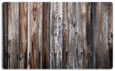 Produktbild von Wallario Frühstücksbrettchen aus Glas, je 14 x 23 cm, mit rutschfesten Füßen, Motiv Alte Holzwand - Holzplanken in grau und braun