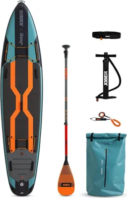 Produktbild von Jobe JEEP SUP Board 11.6 Package Stand up Paddle aufblasbar Komplettset 350cm