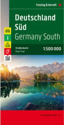 Obrázek produktu pro AK 0207 Německo jih 1:500 000 / silniční mapa
