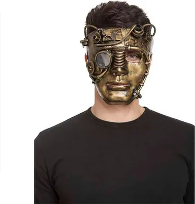 Image de Masque de protection Mom Steampunk Noir Noir One Size
