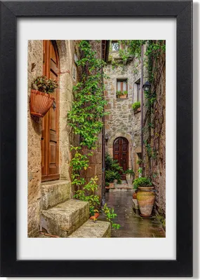Produktbild von Bild 20x30 MDF-Rahmen, Wandkunst Italienische Straßen