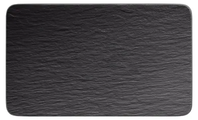 Produktbild von Villeroy & Boch Rock, Schieferplatte, Porzellan, Schwarz, Rechteckig, 280 mm, 170 mm