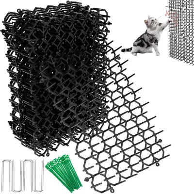 Produktbild von Kunststoff Katzenverjager mit Spikes, 12 Stück, 15 x 20 cm, für Garten und Innenbereich