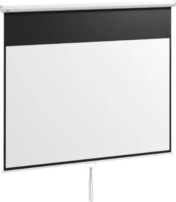 Produktbild von Projektorleinwand, 120 Zoll, 16:9 Format, Wand- oder Deckenmontage, Weiß