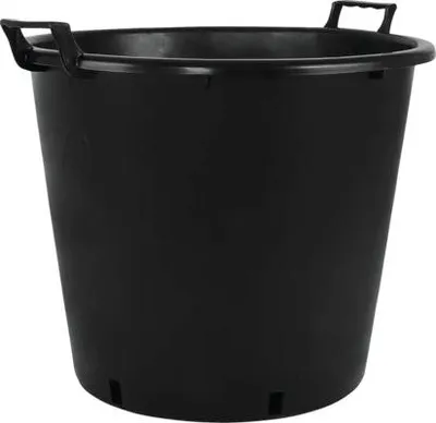 Produktbild von Pflanzcontainer mit Griff geli Kunststoff Ø 55 cm H 45 cm schwarz