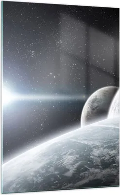 Produktbild von Bilder auf glas - Einteilig - Planeten Kosmos Sterne - 70x100cm - Glasbilder - Wandbilder - Bilder - zum Aufhängen bereit - Wanddekoration aus Glas - Glas Bilder - Wandbild auf Glas - GPA70x100-2327