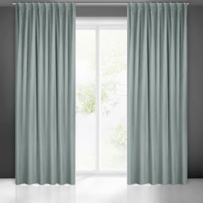 Produktbild von Vorhang MADLEN silber 140x300 cm Kräuselband Tunnelzug Tunneldurchzug