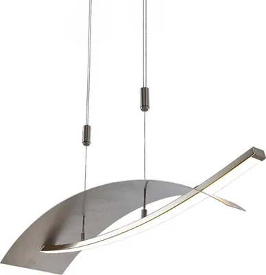 Produktbild von Lucande LED-Hängeleuchte Marija, 91 cm, silber, dimmbar