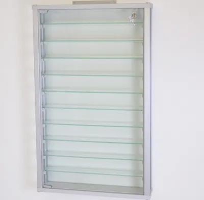 Produktbild von Wandvitrine IP5111 - 51,7 x 11,2 x 86,5 cm, Spiegelrückwand