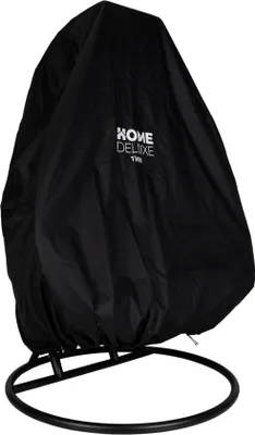 Produktbild von HOME DELUXE Gartenmöbel-Schutzhülle Regenabdeckung TWIN - Schwarz |⌀ 232 cm, Abdeckung für Gartenmöbel, Abdeckplane