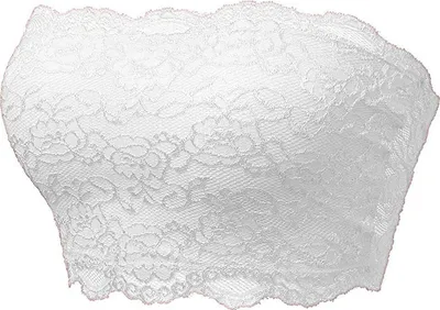 Produktbild von Unsichtbarer BH für Damen, trägerlos, Spitze, einfarbig, rutschfest, dünn, elastisch, weich, atmungsaktiv, nahtlos, Push-Up-Bruststütze, Blumenstickerei, Damenunterwäsche