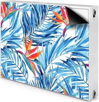 Produktbild von Magnet Radiator Magnet Mat Heizkörperverkleidung Heizkörper-Abdeckung Heizung 90x60 cm  - Blaues Paradies