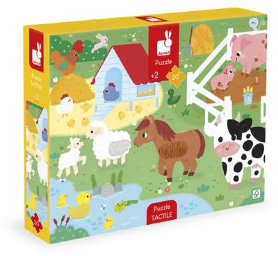 Immagine prodotto di Puzzle Tattile - La Fattoria