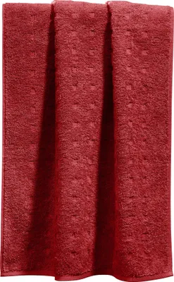 Produktbild von Möve Handtuch Quadretti" rot 50x100 cm"