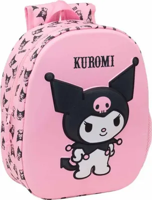 Image de Sac à dos Kuromi 3D, taille 33 cm, parfait pour les enfants