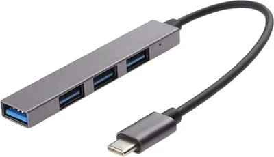 Image de Hub USB Type-C vers USB Type-A avec 4 ports