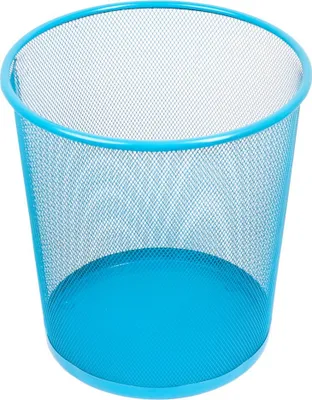 Obrázek produktu pro Leviatan Drátěný koš na papír | Kancelářský odpadkový koš | Odpadkový koš | Koš na papír 266x218x280mm 12L modrý