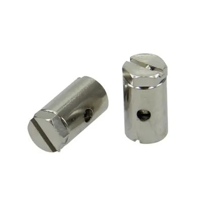 Zdjęcie produktu dla 2x Złączka zaciskowa śrubowa cięgna Bowdena 10x16 mm