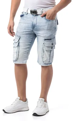 Produktbild von CK306 Herren Capri– Denim-Style mit Cargotaschen