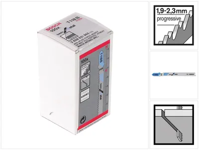 Produktbild von Stichsägeblatt T 118 B Basic for Metal, 100er-Pack