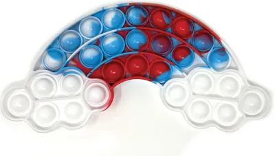 Produktbild von Fidget Toy Bubble Pop it - Antistress Kinder Spielzeug Bunt | Ablenkung bei Stress & Nervosität | Regenbogen