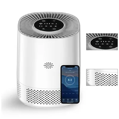Produktbild von Luftreiniger, Luftreiniger mit H13 HEPA Filter, Filtert 99,97% des Staubs und Partikel bis zu Einer Größe von 0,3 Mikrometern, Schlafmodus (20 dB)