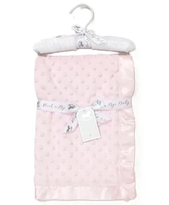 Produktbild von Taufdecke Babydecke Rosa Kuscheldecke Geschenk Geburt Taufe Mädchen Taufgeschenk