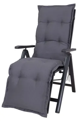 Produktbild von Auflage Relaxliege Florence 2328 dunkelgrau 170x50x8 cm wasserabweisend lichtecht Olefin KETTtex