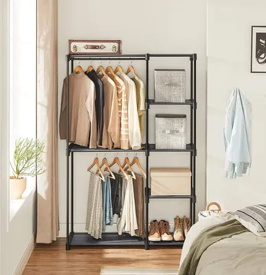 Produktbild von SONGMICS Kleiderschrank mit Kleiderstangen 112 x 43 x 165 cm
