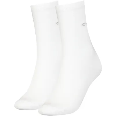 Produktbild von 2er Pack Calvin Klein Classic Socken Damen 002 - white