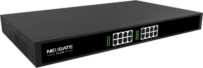 Produktbild von Tiptel TA1600, Rackeinbau, Leistung, G.711, G.722, G.723, G.726, G.729A, G.729B, SNMP, RADIUS, TR - 069, FTP, TFTP, HTTP, HTTPS, SSH, SIP (RFC3261), IAX2