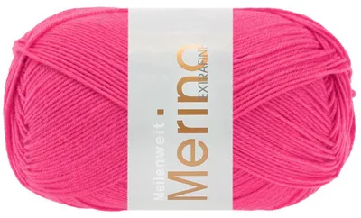Produktbild von Lana Grossa - Meilenweit 100g Merino Extrafine uni 2454 pink