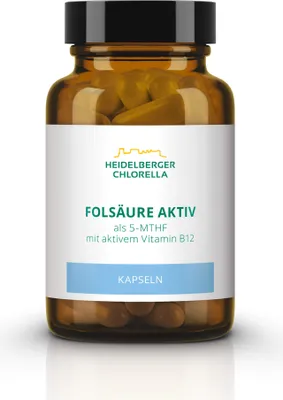 Obrázek produktu pro Kyselina listová Active plus vitamin B12 Active Capsules 60 kapslí