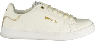 Produktbild von Weißer Sportschuh für Damen: Stilvoll mit goldenen Akzenten